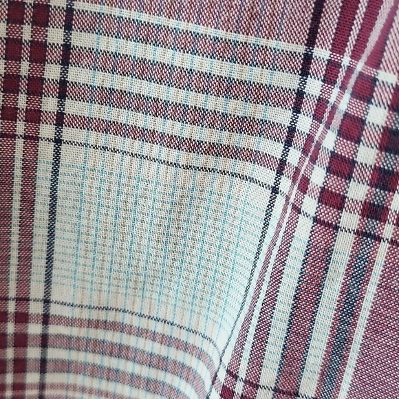 Arizona Jean Plaid Shirt with two front button ppckets Size Small - Picture 9 of 9